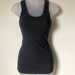 Lunya restore base tank in charcoal size M